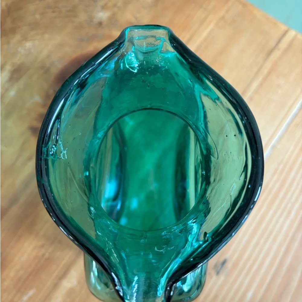 Vintage Blenko Seafoam 384 Water Bottle - Picture 6 of 7